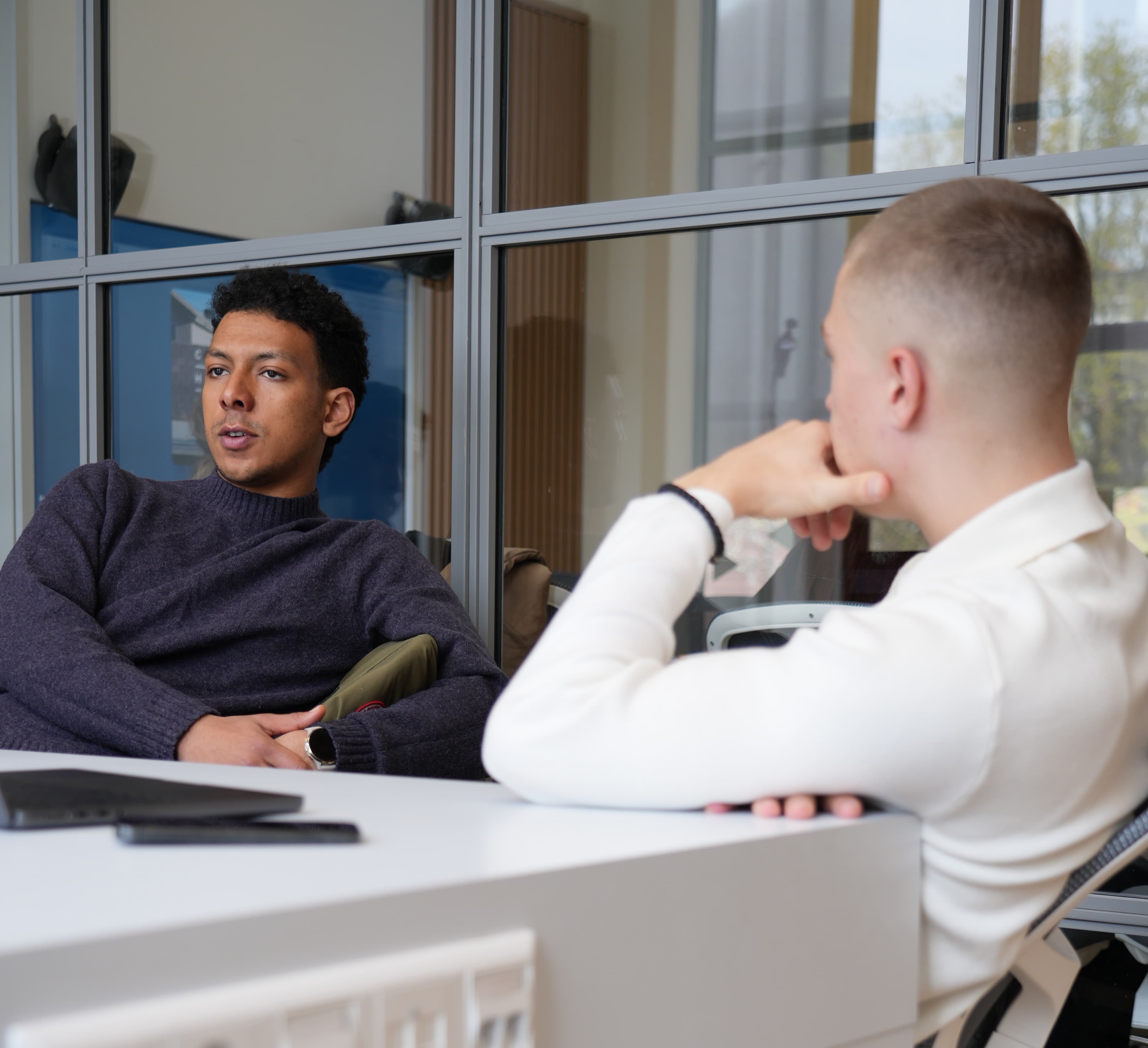 Team working on a project